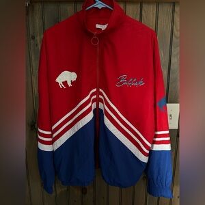 Buffalo Bills Vintage Throwback Windbreaker